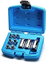 Capri Tools Stubby XZN Triple Square Bit Socket Set, 10-Piece, XZN Bit Set/Stubby Length (CP30350)