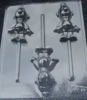 BERT LOLLIPOP SESAME STREET LOLLIPOP CHOCOLATE CANDY MOLD DIY BIRTHDAY FAVORS