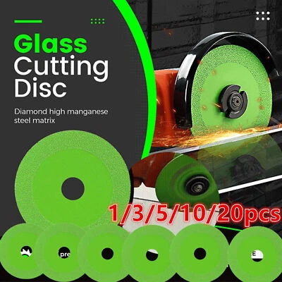 20XGlass Cutting Disc Thin Saw BladeWheel Glass Ceramic Cutting To Angle Grinder