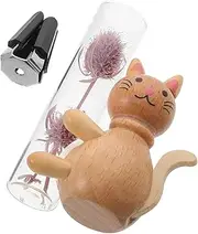 MAGICLULU Cat Refrigerator Magnetic Suction Electric Car Cover Anti-Theft Credit Card Household Cable Heart Baking Tins Modification Cable Heart Shaped Cake Pan Wire Tools Wooden Beige