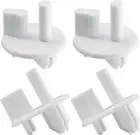 4 Pack 241993101 Crisper Shelf Cover Support Refrigerator Shelf Support Replacem