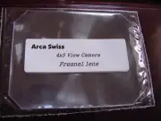 New Arca Swiss 4x5 Camera Fresnel Lens + Ground Glass-Best quality