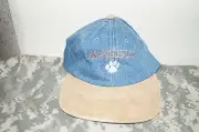 Los Angeles Zoo Base Ball / Golf Hat Cap Blue Denim Material New Adjustable