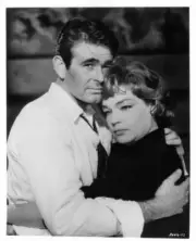 Stuart Whitman embracing Simone Signoret in The Day The Hour 1963 Old Photo