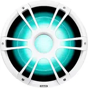 Fusion 1400W 12" Sports Grill Marine Subwoofers with CRGBW Lighting, White