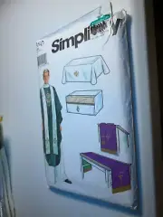Simplicity Sewing Pattern 7950 Altar Cloths & Clerical Vestments Priest
