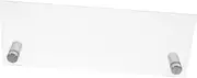 GARIOUANS Acrylic Name Plate for Desk Clear Name Sign Stand Versatile Display for Office School Weddings Events Easy to Clean Robust Construction Ample Space for Titles