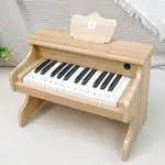 BABY兒童電子琴玩具可彈奏寶寶小女孩贈禮物男木質耶誕25鍵木製鋼琴