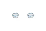 2PK Wiltshire Reusable Round Glass Airtight Food Storage Container 950ml