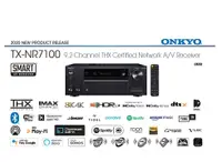 在飛比找PChome24h購物優惠-ONKYO TX-NR7100 9.2聲道 8K網路影音環繞