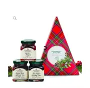 Stonewall Kitchen Spruce and Plaid Jam Tree - 3 jars of jam approx 4oz each