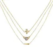 NEW CHARGED - Journey Opal Delicate Chain Necklace Set - SALE CUTE