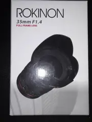 Rokinon 35mm F1.4 Full Frame Wide Angle Lens (Canon EF)