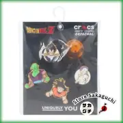 Crocs x Dragon Ball Z Jibbitz Charm Set of 5 Goku Vegeta Piccolo Frieza