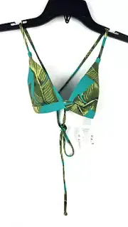 Rip Curl Women’s Blue/Green String Bikini Top Size XS