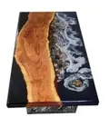 Ocean Epoxy Table Top, Epoxy Table, Resin Dining Table,Wooden Epoxy Coffee Table