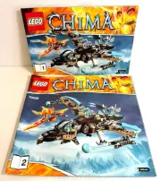 LEGO Legends of Chima 70228 ~ Set of Two Manuals Only ~ New Unused