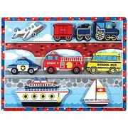 Melissa & Doug Chunky Puzzle Vehicle 9 Piece