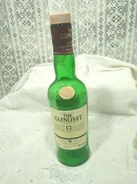 在飛比找Yahoo!奇摩拍賣優惠-二手小支The Glenlivet 12年威士忌空酒瓶
