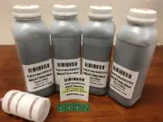 (200g x 4) BLACK Toner Refill for OKI C831n C831dn MC873dn + 4 Chip (44844512)