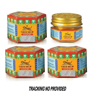 3 X Tiger Balm Ointment Red 10g Extra Strength Relief Headache Muscular Pain