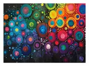 Abstract Circles Canvas Print