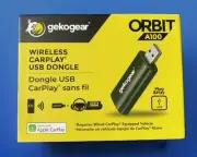 Gekogear Bluetooth® Wireless Apple® CarPlay® USB Dongle Adapter Orbit A100