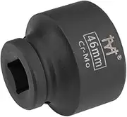 uxcell 3/4-Inch Drive by 46mm Shallow Impact Socket, Cr-Mo Alloy Steel, 6-Point, Metric