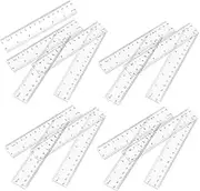 15cm Portable Plastic Rulers 25pcs Set Student's Drawing and Measuring Tools Compact