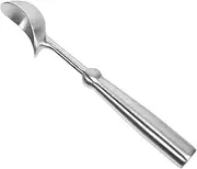 BRIGHTFUFU 304 Stainless Steel Ice Cream Scoop Black Multipurpose Fruit Spoon Melon Ball Scooper