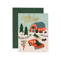 在飛比找蝦皮商城優惠-美國RIFLE PAPER 聖誕卡/ Holiday Tre