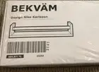 IKEA BEKVAM Wood Wooden Spice Rack Wall Jar Can Bottle Book Storage Holder