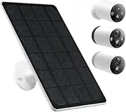 Tapo Solar Panel for Outdoor Security Camera, 5W Solar Charger Compatible with TP-Link Tapo MagCam C425/C420/C400, 9.4ft Waterproof Charging Cable, 360°Adjustable Mount, 7.5 * 6.4 Inch