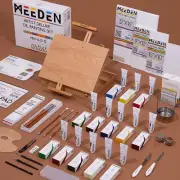 MEEDEN Oil Painting Kit, Prime Artist Series Painting Sets with Sketch Easel Box