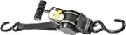 Retractable Tie Down Straps | Bed Mounted Ratchet Straps with Plate - Retractable Ratchet Tie Down Strap Automotive Webbing Tools for Motorcycles Lawn Equipment Appliances UTVs