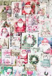 Christmas Paper Kit for Junk Journals Scrapbooking Christmas Paper Crafting #X77