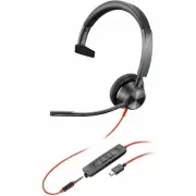 Poly Blackwire 3315 Headset +USB-C/A Adapter TAA (8m3u4aa#aba)