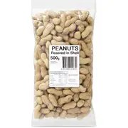 Woolworths Peanuts Roasted In Shell 500g