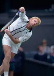 Boris Becker of Germany at Wimbledon June 1997 Becker was defeated- Old Photo 1