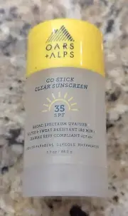 Oars + Alps Go Stick Clear SPF 35 Face Sunscreen Travel Size 1.7 oz 12/27