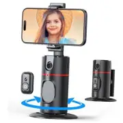 Auto Tracking Phone Holder,360° Rotation Phone Camera Mount Smart Shooting