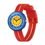 FLIKFLAK 兒童手錶 RETRO RED(31.85MM) 兒童錶 編織錶帶