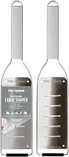 Microplane Professional Series - Large Rasp │Elegant Design Made of Stainless Steel │Perfect for Chocolate, Hard Cheese, Truffles, Coconut, Zucchini, Butter and More│Stainless Steel Blade - Made in