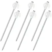 6 Pcs Metal Ground Stakes Tent Canvas Repair Tape Camping Accessories