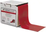 Resistance Band 22M Roll, Medium Red Non-Latex Professional Elastic Bands for Up
