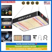 Efficient 100W Full Spectrum LED Grow Light with Remote Control and Cooling