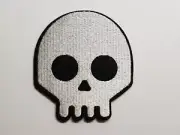 Quality Iron/Sew on Skull patch