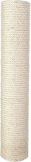 TRIXIE Replacement Sisal Post for Scratching Posts, Cat Trees and Cat Towers, 3.5 in x 19.7 in (9 x 50 cm)