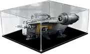Acrylic Display Case for Lego 75331 Star Wars The Razor Crest Figure Storage Box Dust Proof Glue Free