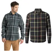 Craghoppers Mens Wald Check Shirt Button Up Winter Weight Outdoor Top